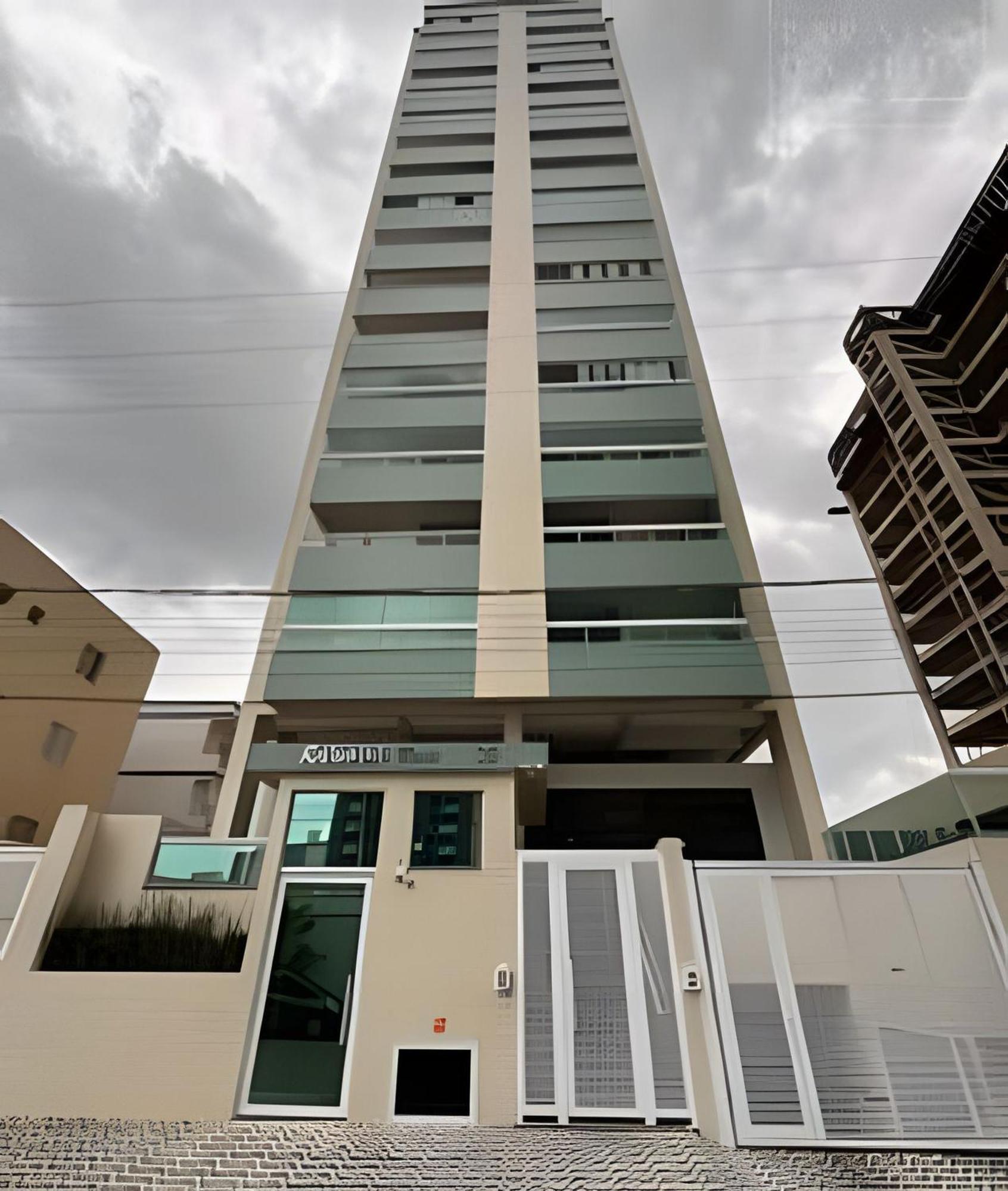 Apartamento Varanda E Churrasqueira Pe Na Areia Pg Praia Grande  Zewnętrze zdjęcie