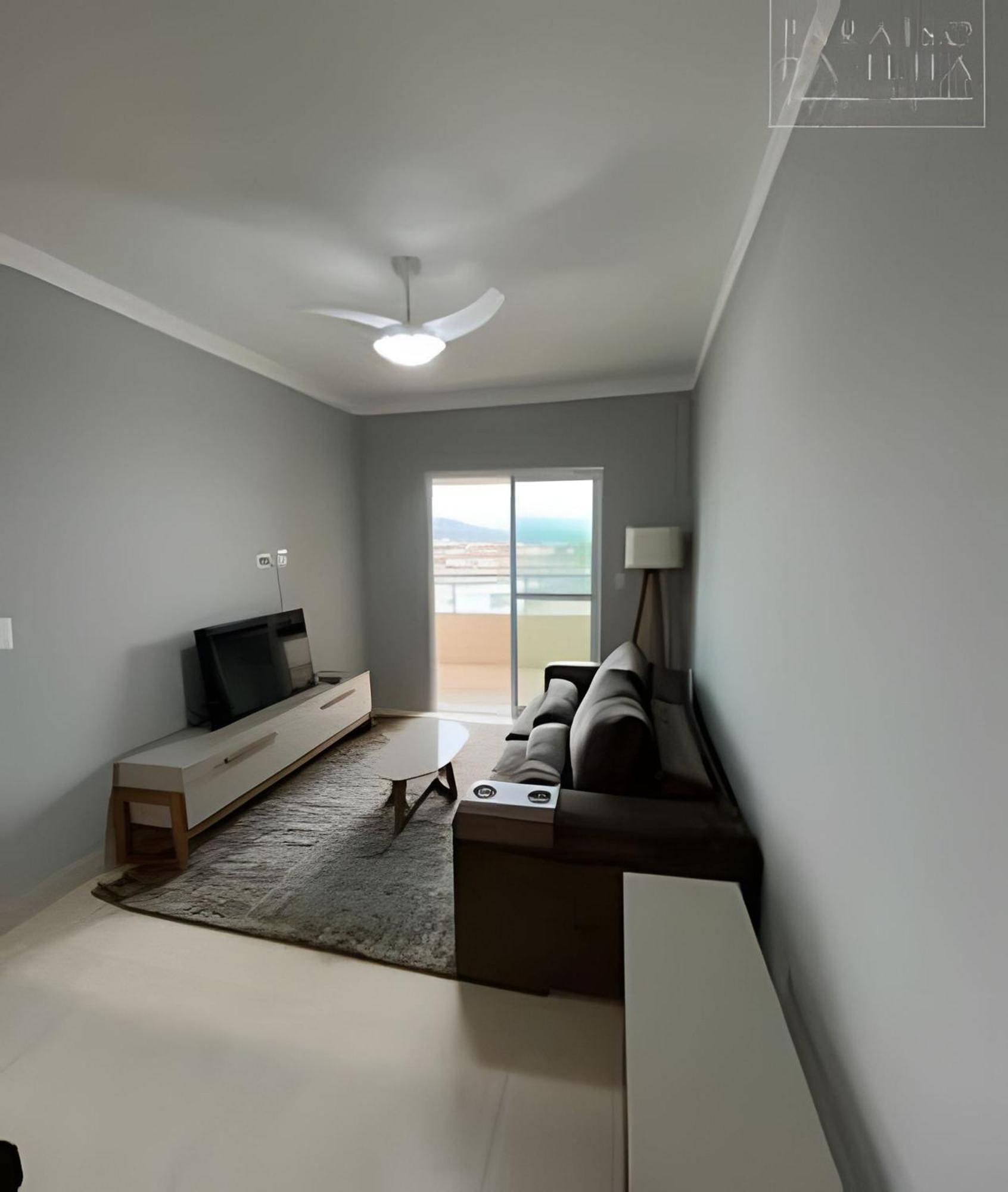 Apartamento Varanda E Churrasqueira Pe Na Areia Pg Praia Grande  Zewnętrze zdjęcie