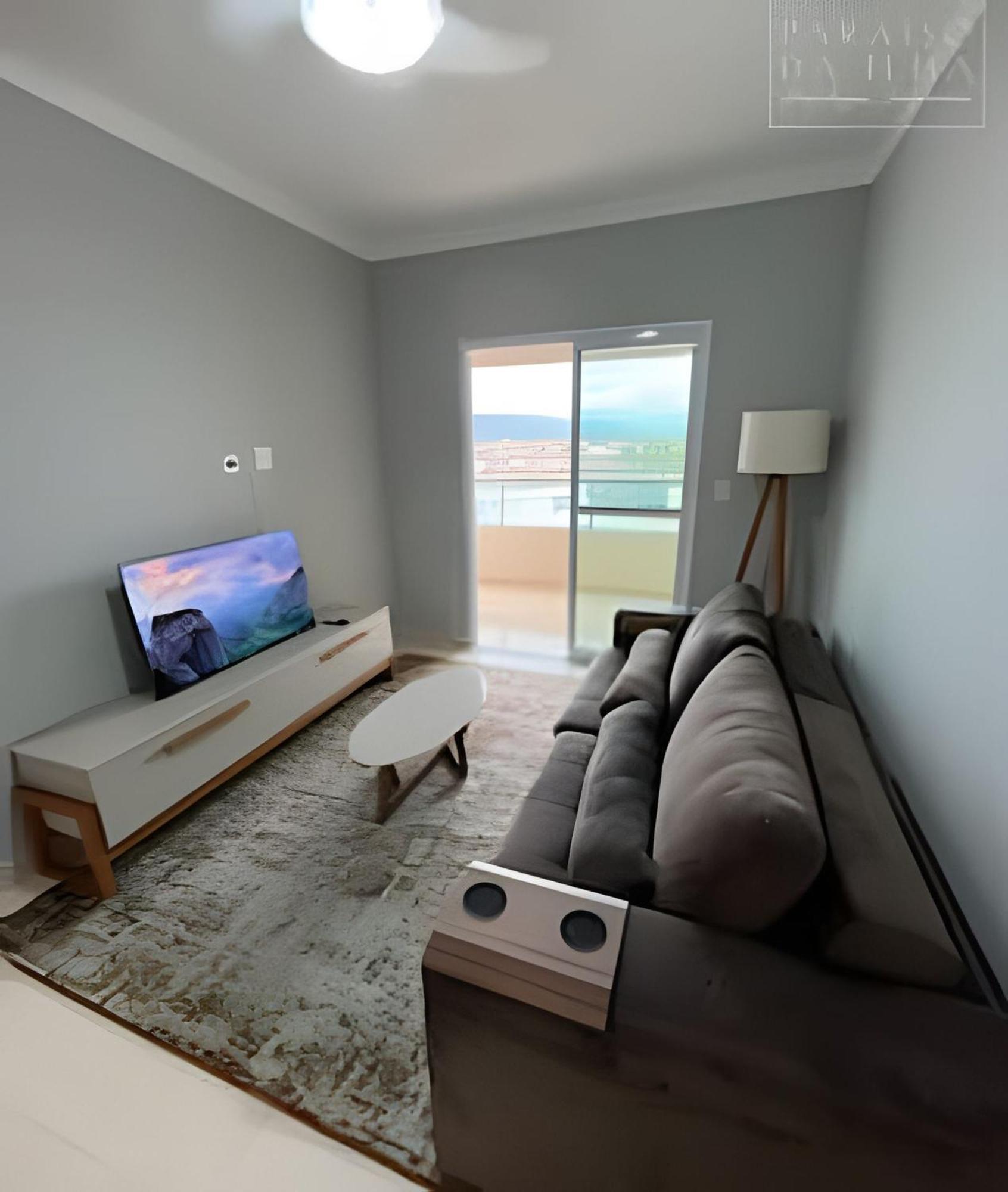 Apartamento Varanda E Churrasqueira Pe Na Areia Pg Praia Grande  Zewnętrze zdjęcie